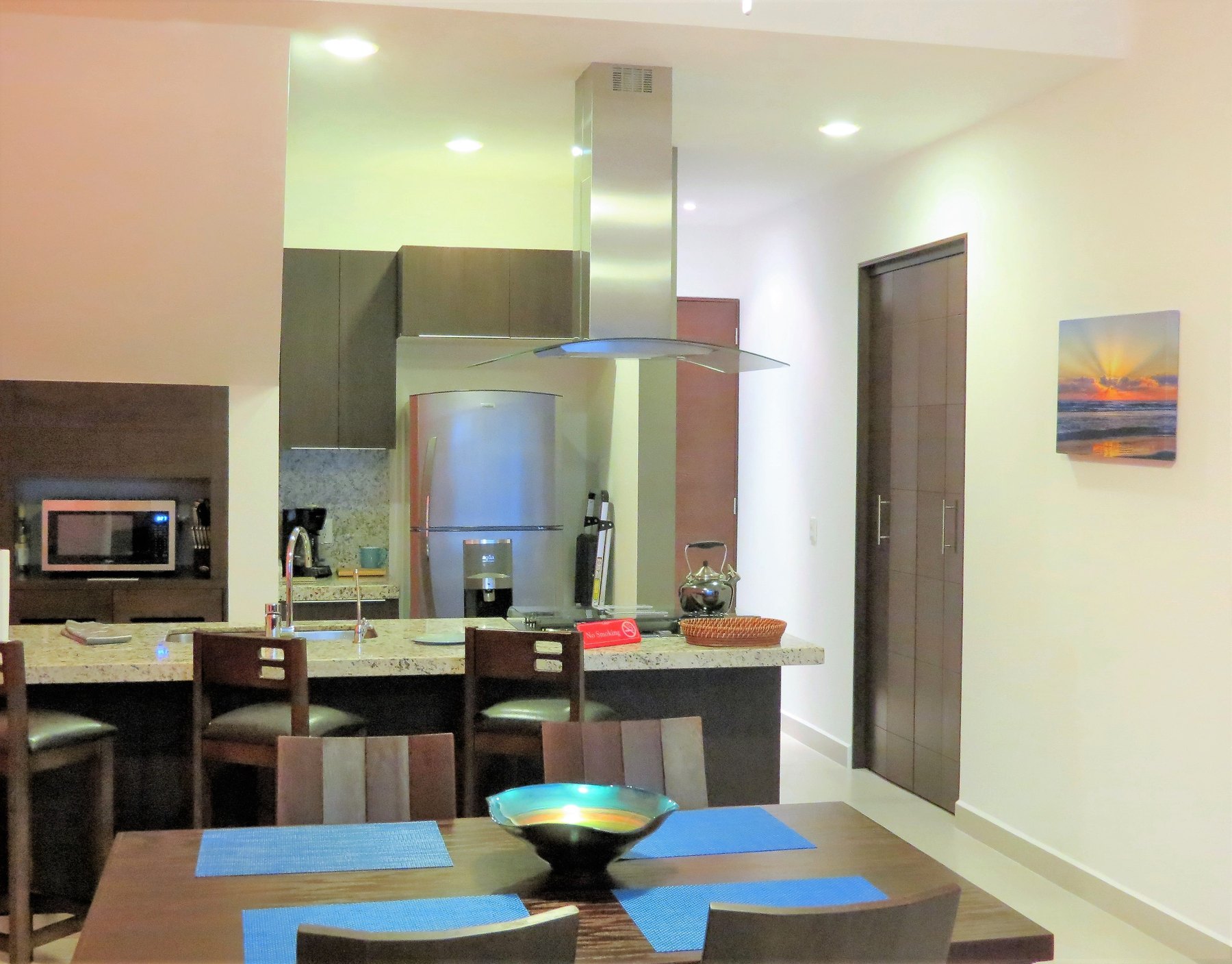 Kitchen & Dining at the TAO Penthouse