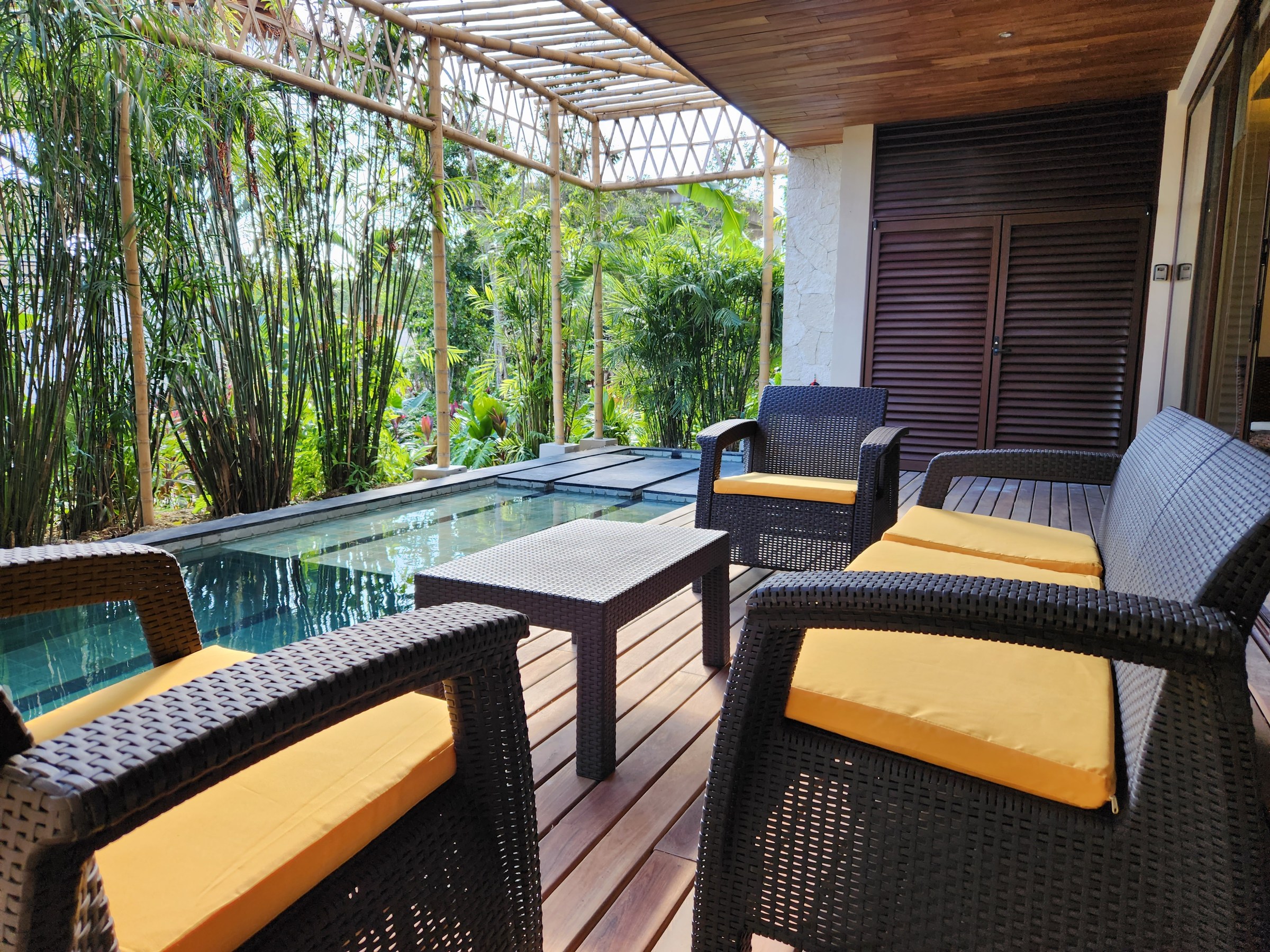 Tropical Riviera Maya setting