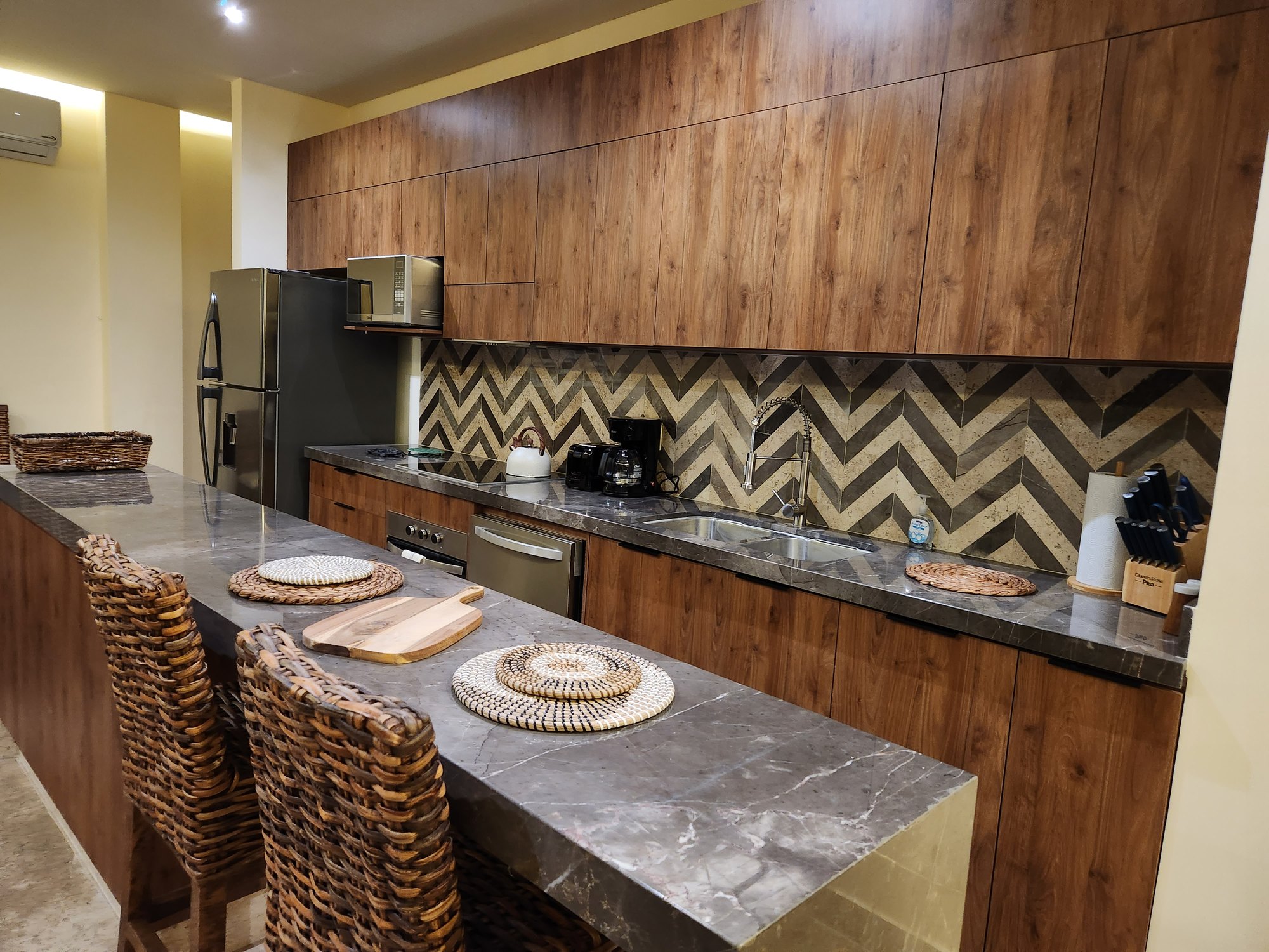 Kitchen at the Tulum Luxury Condo
