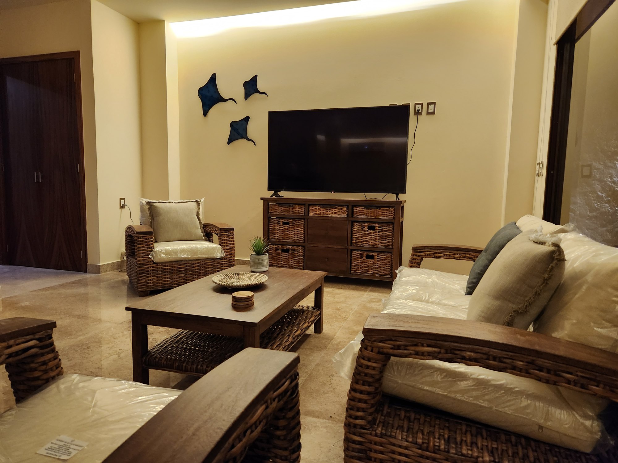 Living Space at the Tulum Luxury Condo